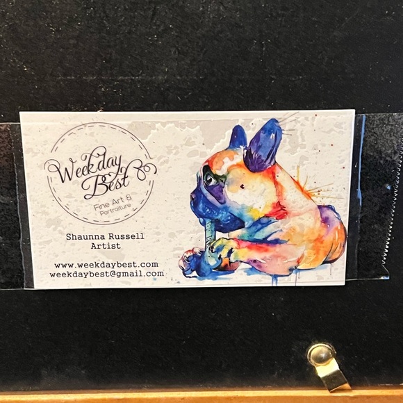 ⭐️Host Pick⭐️ Weekday Best Fine Art & Portrait “Black Lab” print and frame - Picture 3 of 6